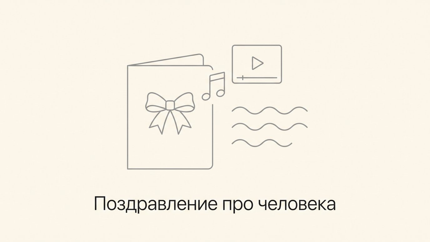 Поздравление с днём рождения нейросетью: открытка, песня, видео и стихи про конкретного человека